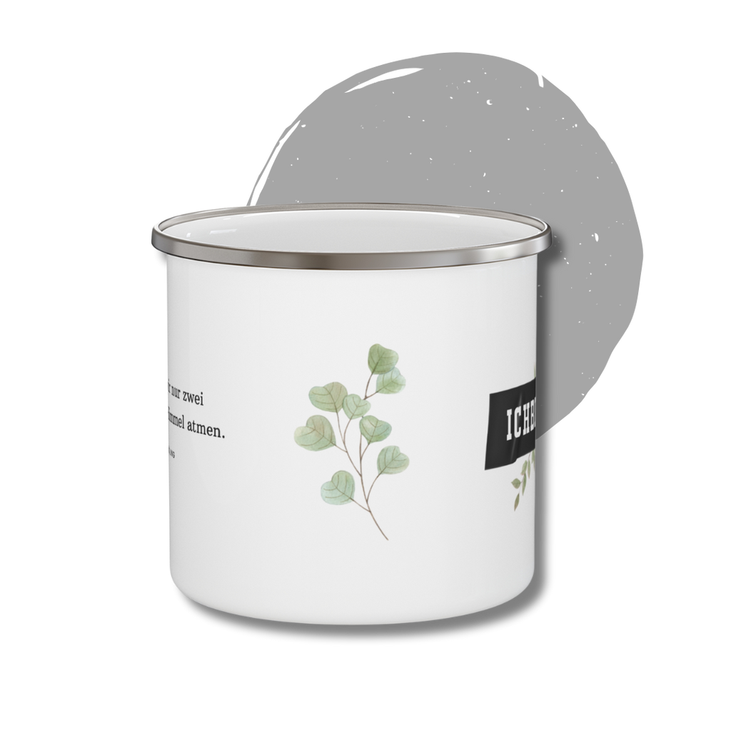 Emaille Tasse #ichbinfiona - Kein Ort dieser Welt