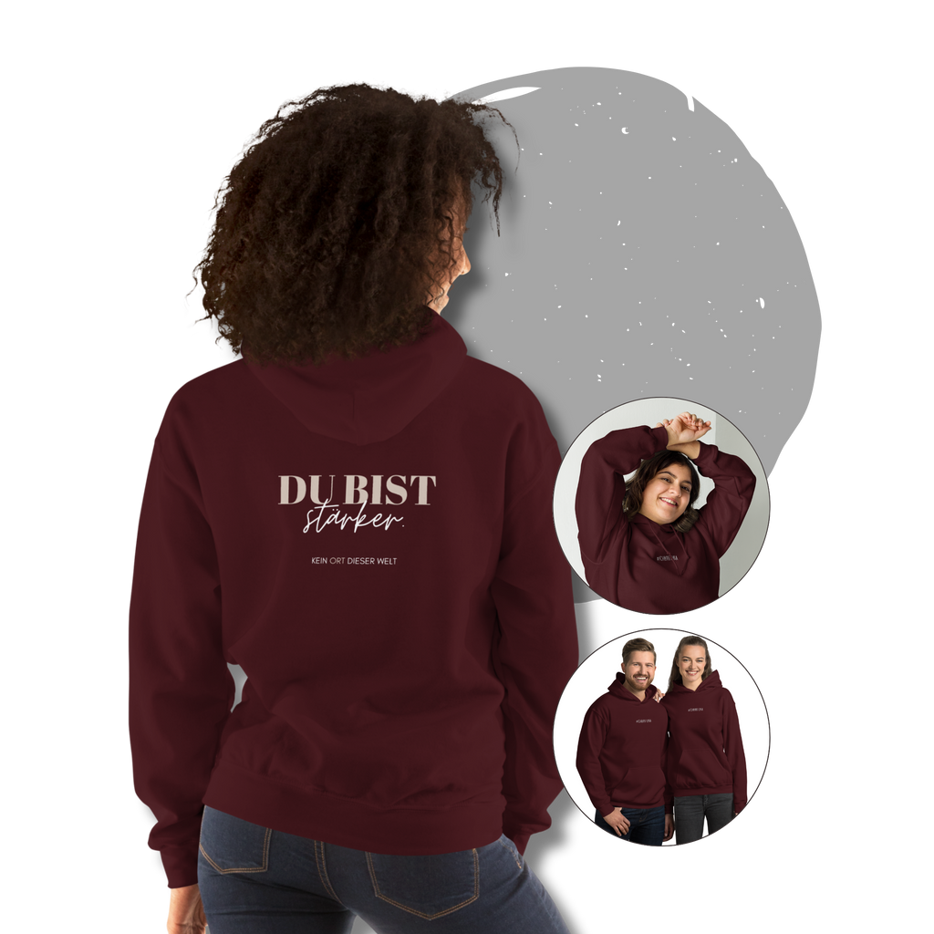 »Du bist stärker!« - Hoodie