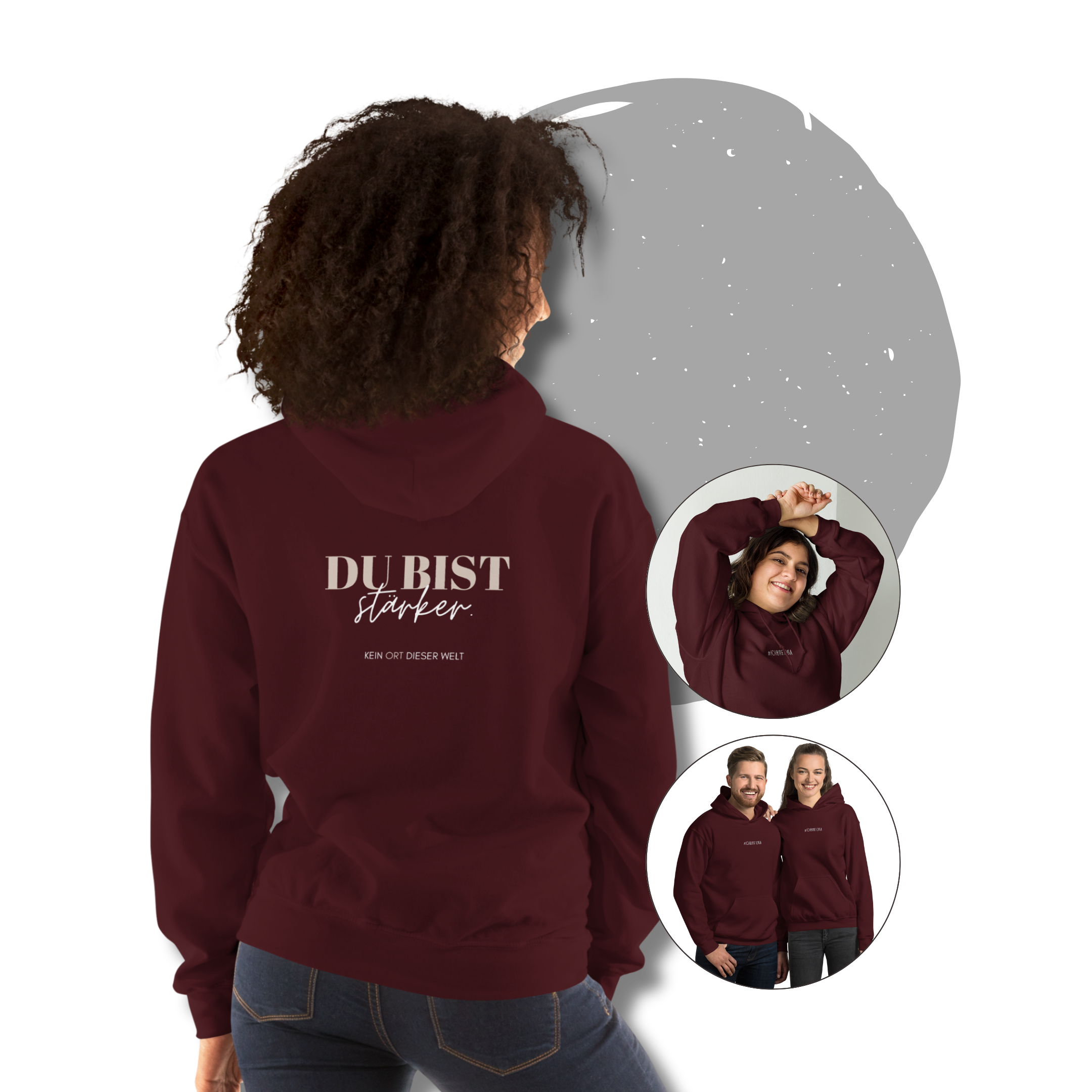 »Du bist stärker!« - Hoodie