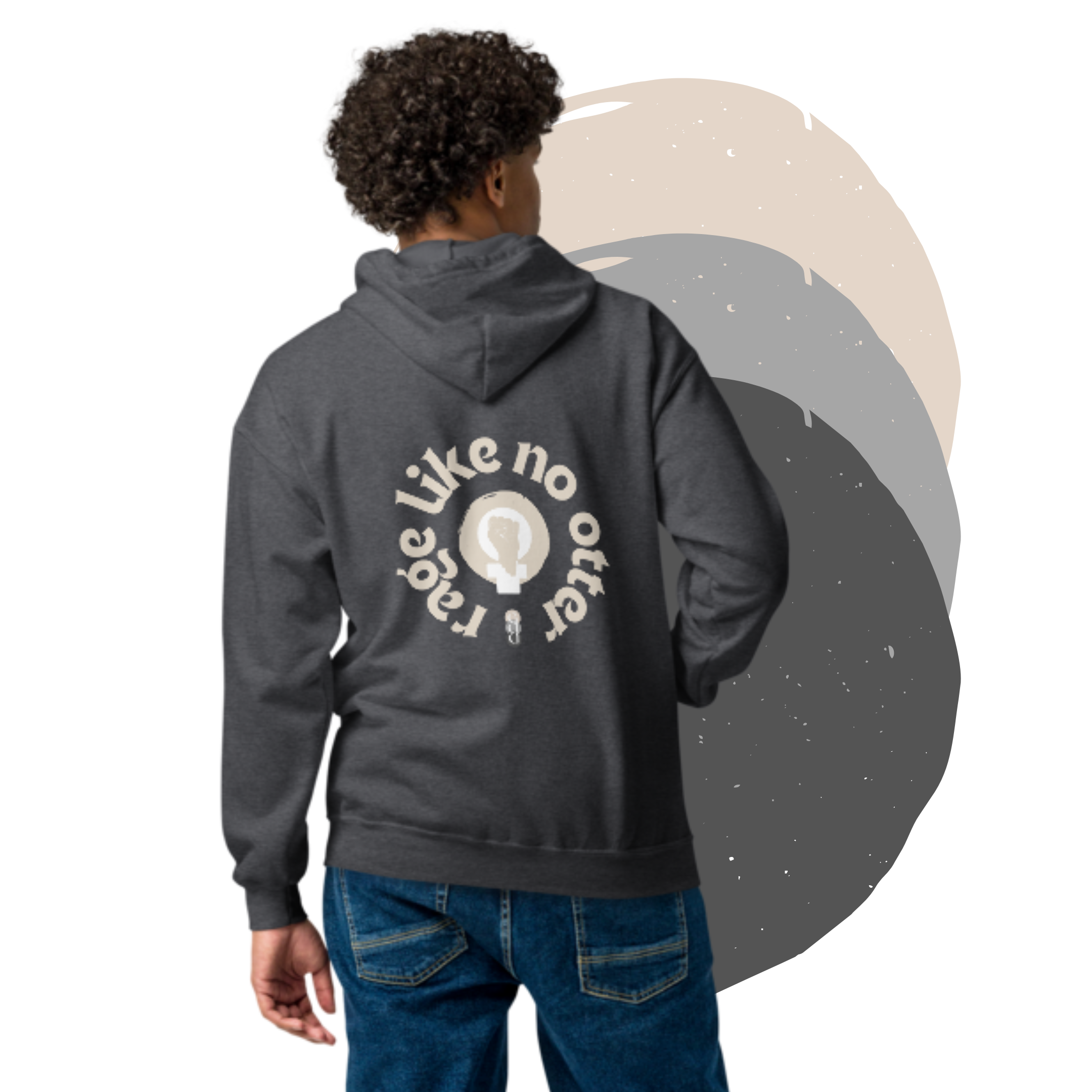 »rage like no otter« - Zip-Hoodie