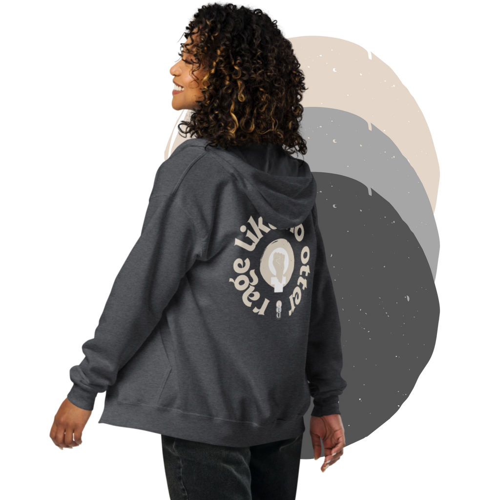 »rage like no otter« - Zip-Hoodie