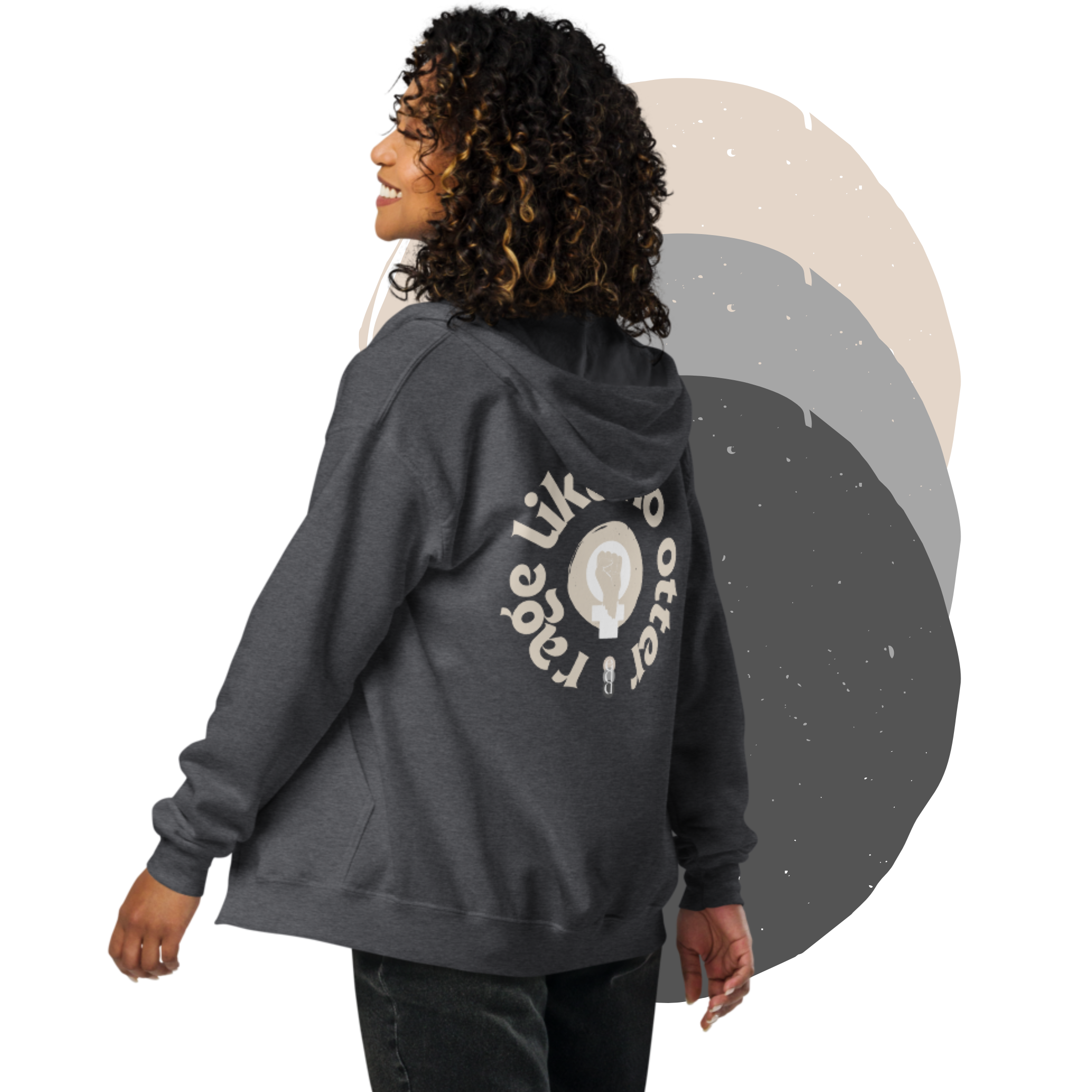 »rage like no otter« - Zip-Hoodie