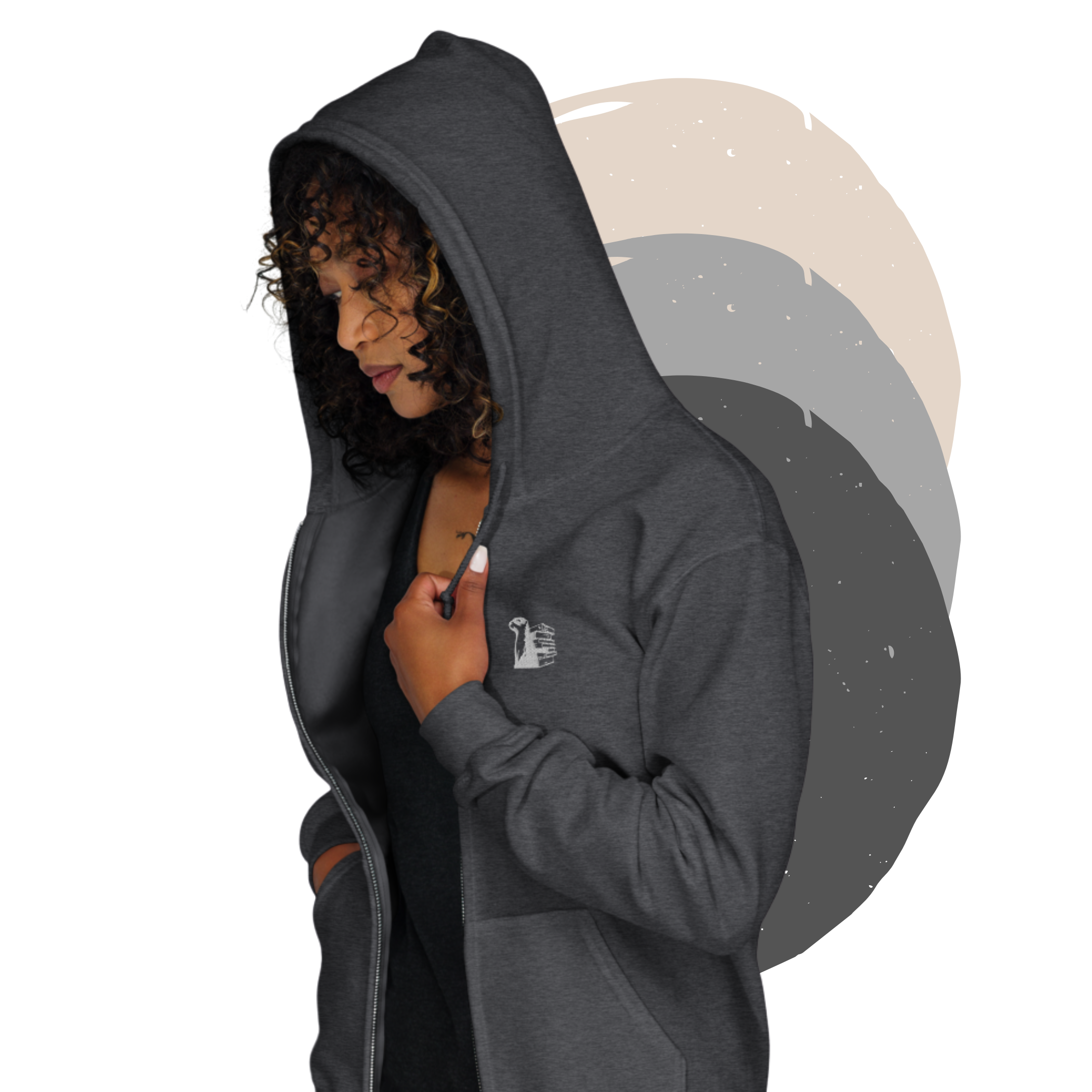 »rage like no otter« - Zip-Hoodie