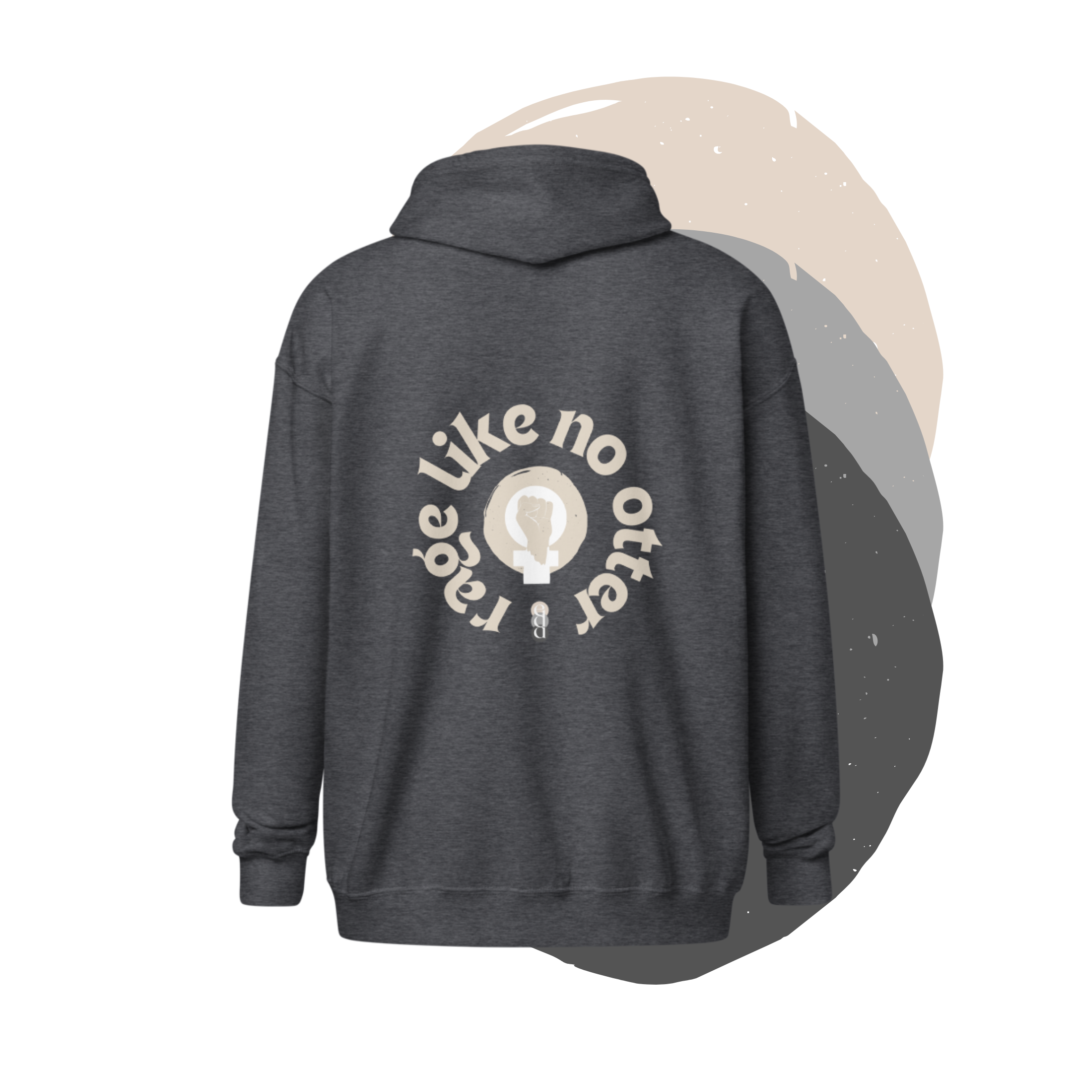 »rage like no otter« - Zip-Hoodie