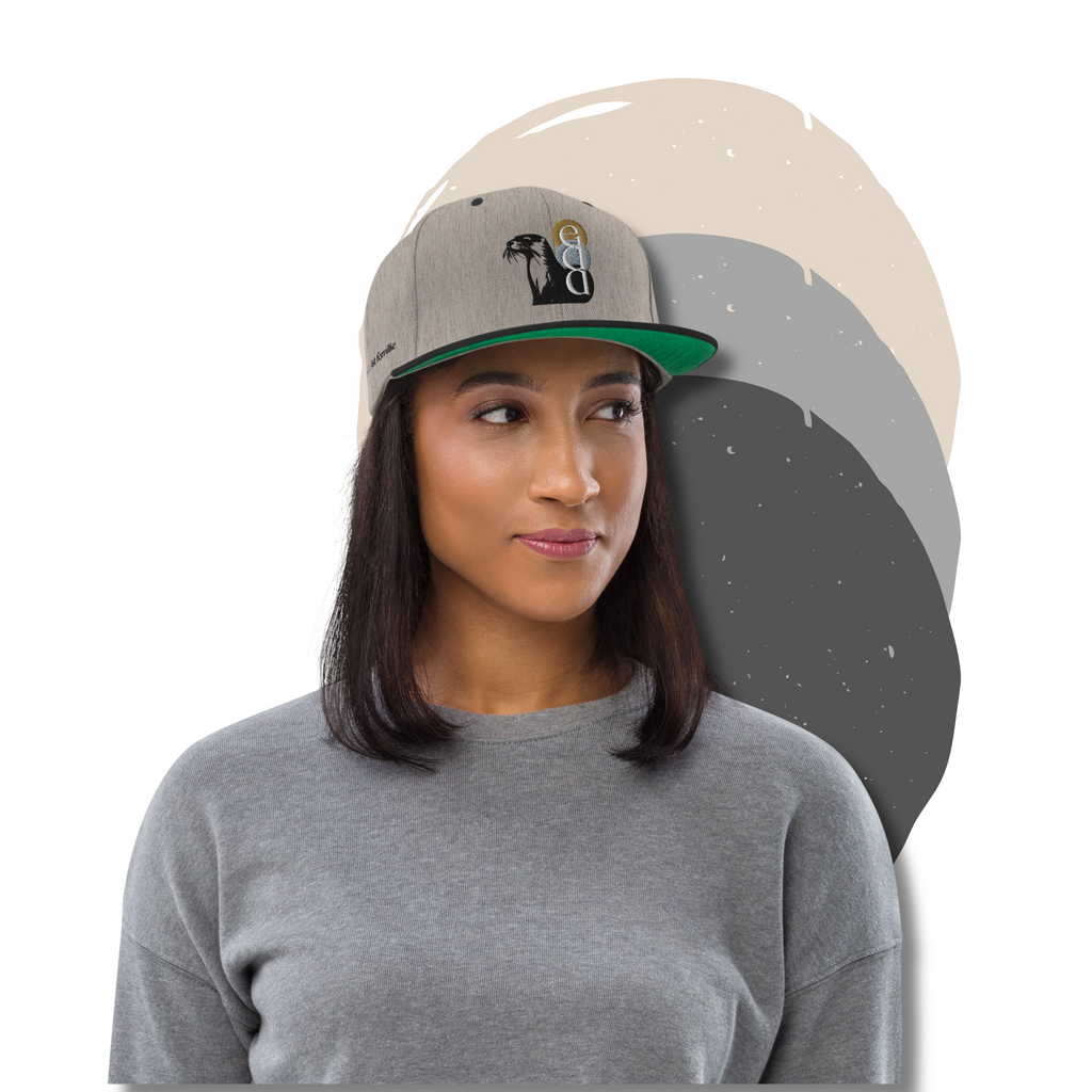 »eda« - Snapback-Cap hellgrau