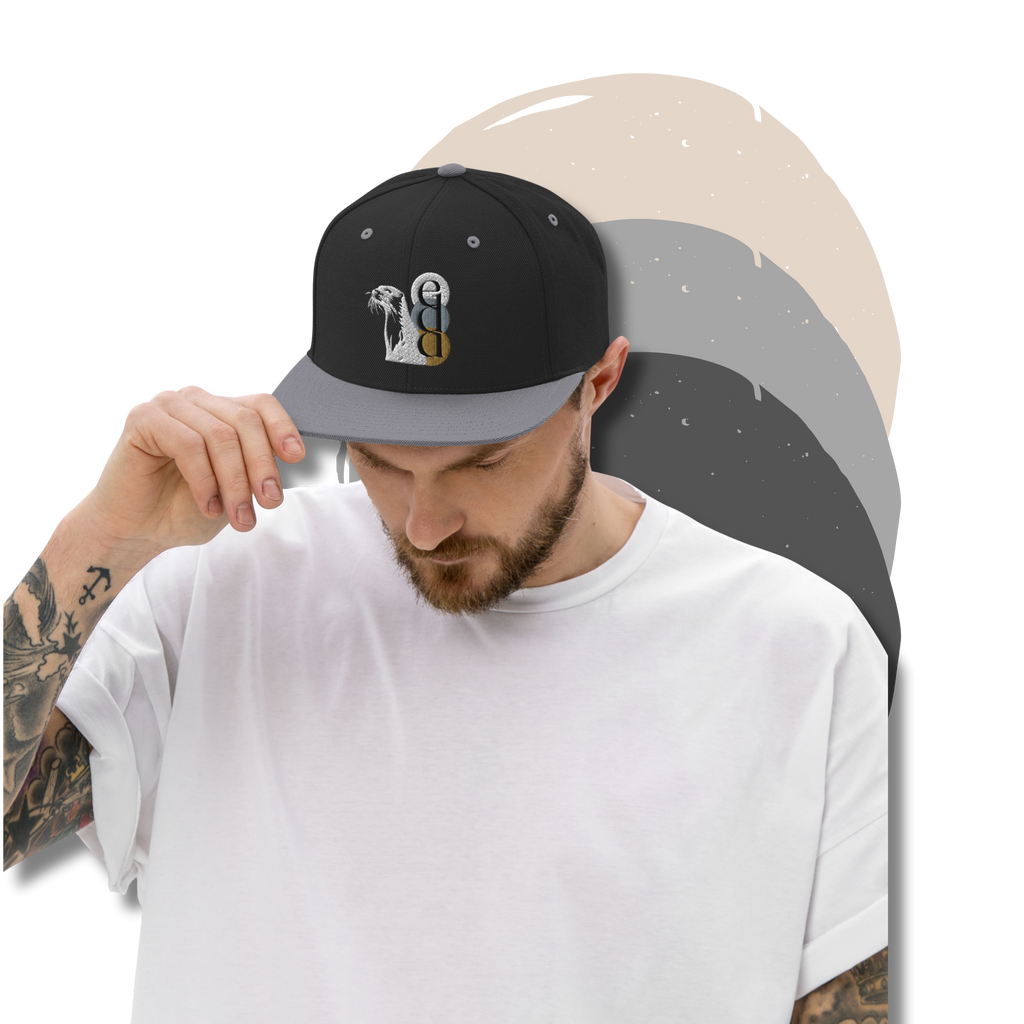 »eda« - Snapback-Cap schwarz