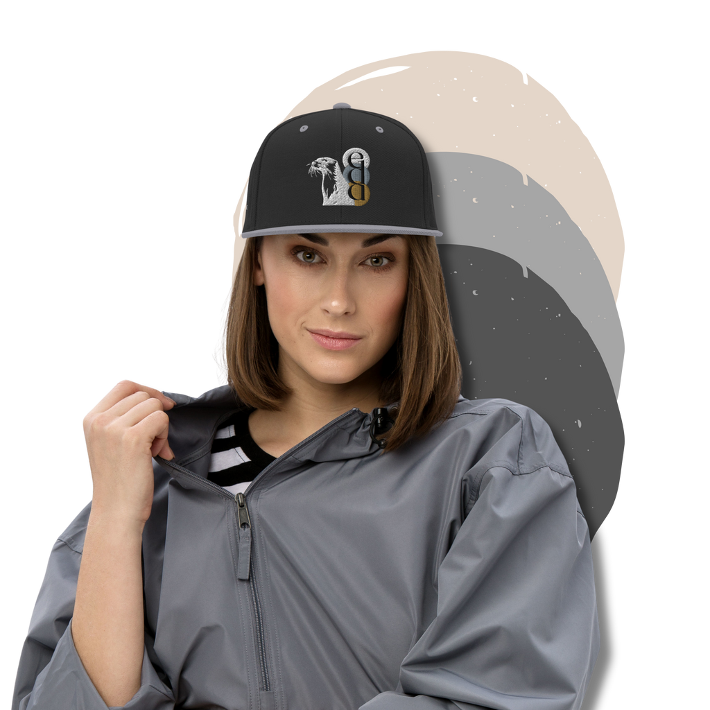 »eda« - Snapback-Cap schwarz