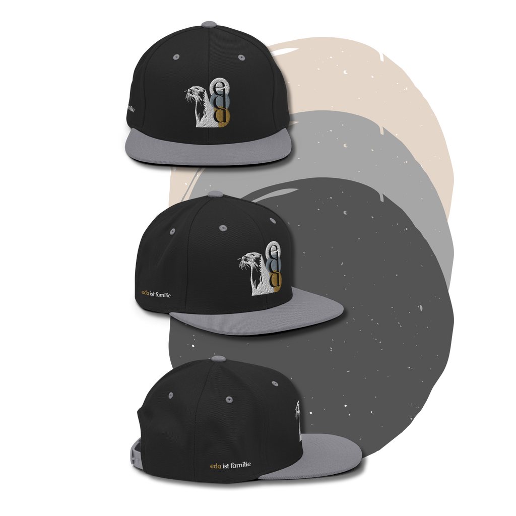 »eda« - Snapback-Cap schwarz