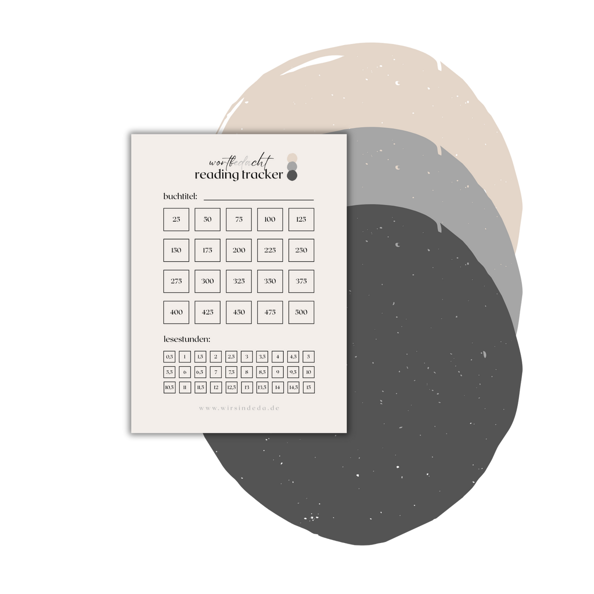 Notizblock - »reading tracker«