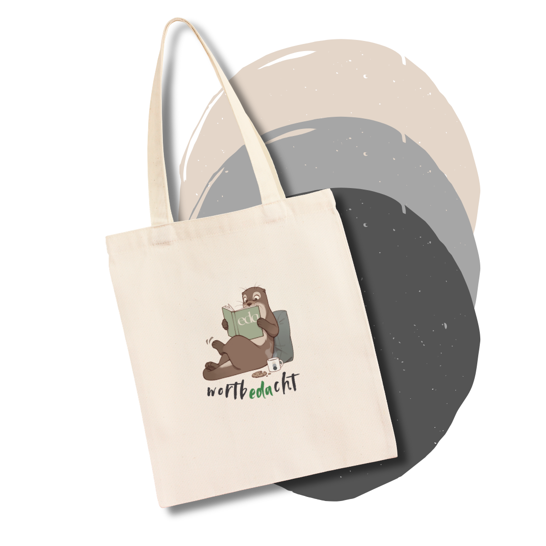 Otter Totebag - mit Edgar & Inji »wortbedacht«